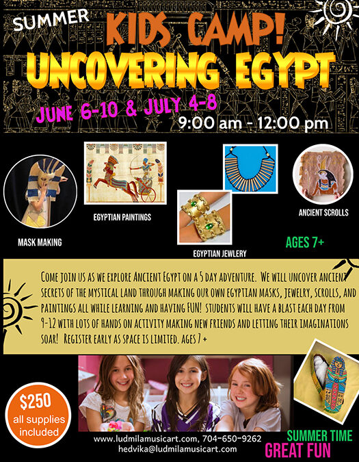 Uncovering Egypt Art Camp 2022