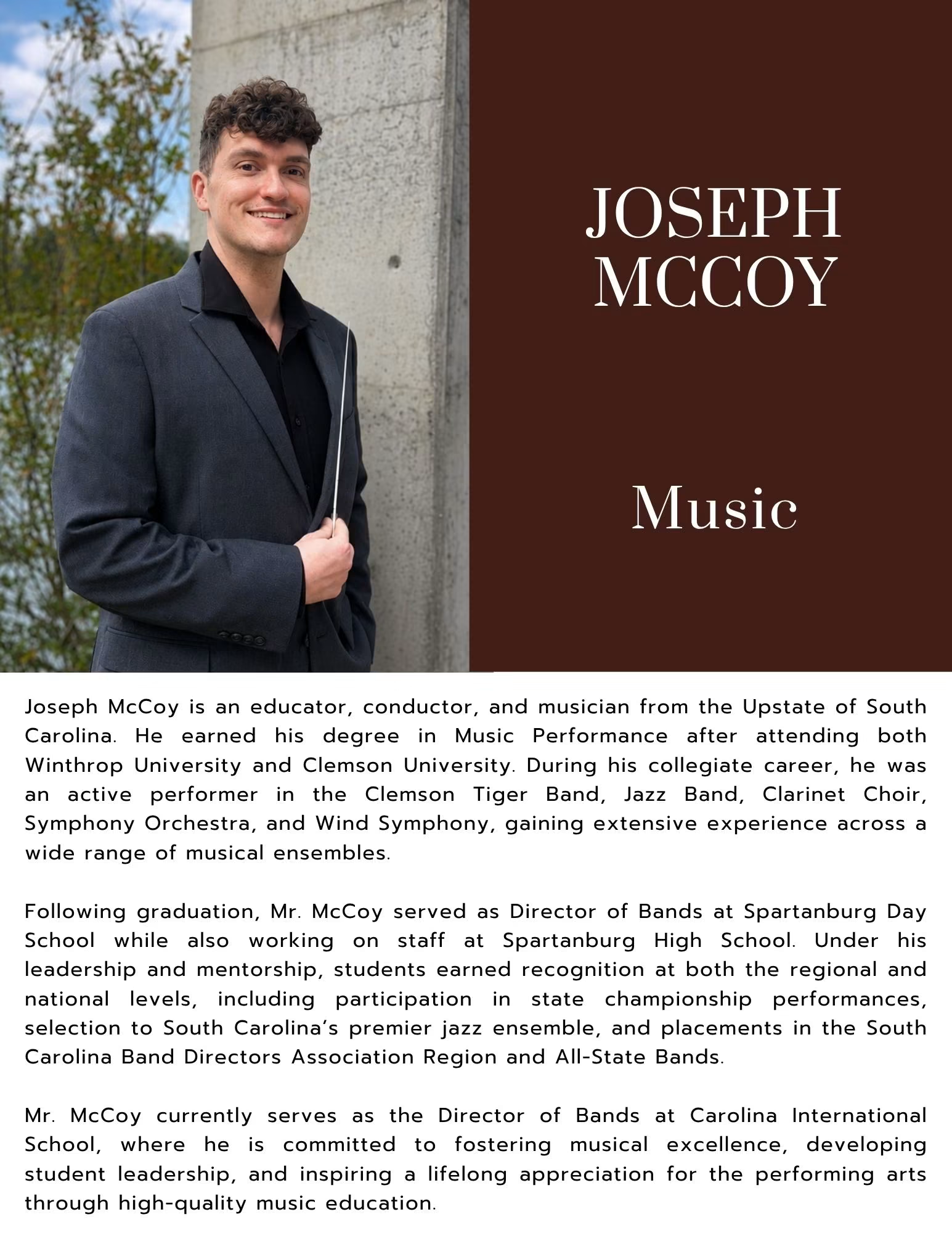 Joseph McCoy - Piano, Voice, Wind Instruments